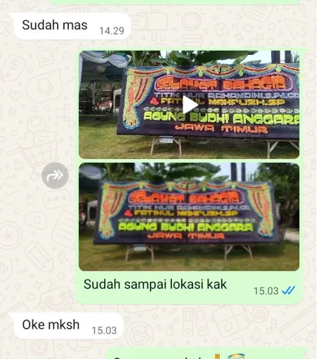 Pengiriman Papan Bunga Sudorogo Kaligesing
